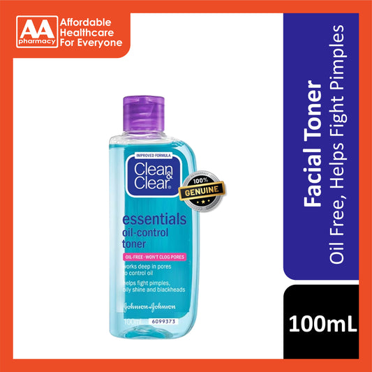 Clean and Clear Essentials Oil-Control Toner 100mL