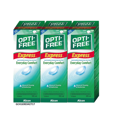 Alcon Opti-Free Express Everyday Comfort Multi-Purpose Disinfecting Solution 3x355mL
