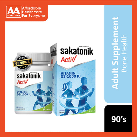 Sakatonik Activ Vitamin D3 1000IU Tablet 90's