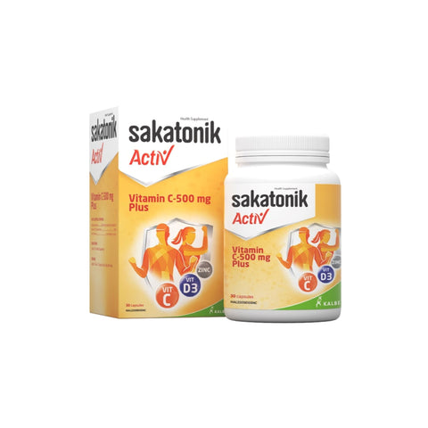 Sakatonik Activ Vitamin C-500mg Plus Capsule 30's