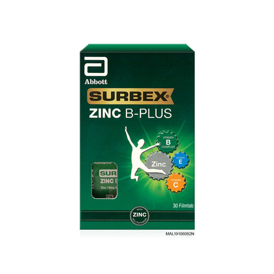 Surbex Zinc B-Plus Film Tablet 30's