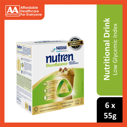 Nestlé Nutren GlucoBalance 6x55g (Coffee Flavour)