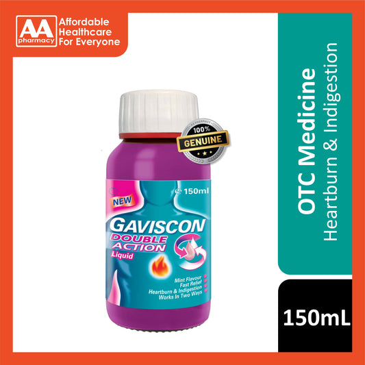 [CLEARANCE] [EXP 28/02/2026] Gaviscon Double Action Liquid (Mint) 150mL