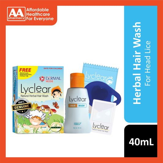 Vitamode Lyclear Natural Herbal Hair Wash 40mL (Safe for Children)