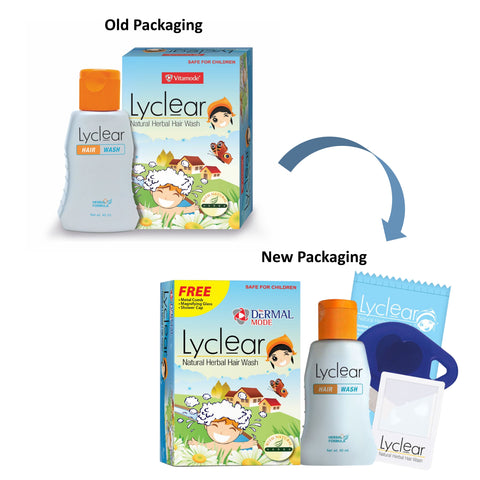 Vitamode Lyclear Natural Herbal Hair Wash 40mL (Safe for Children)