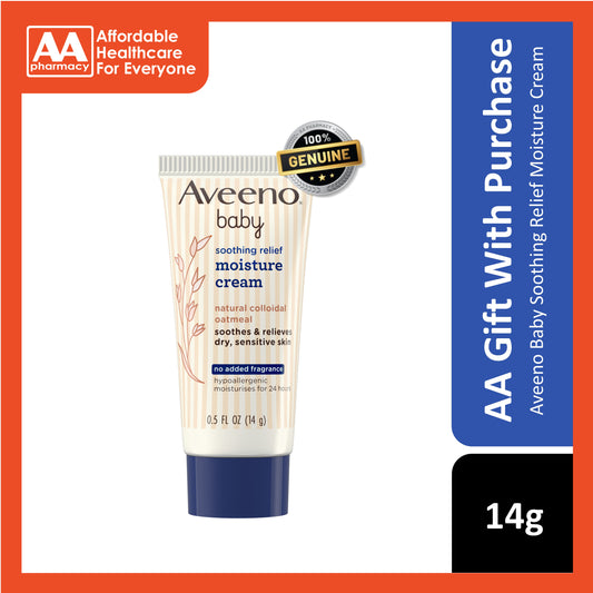[NOT FOR SALE] AA FG: Aveeno Baby Soothing Relief Moisture Cream 14g