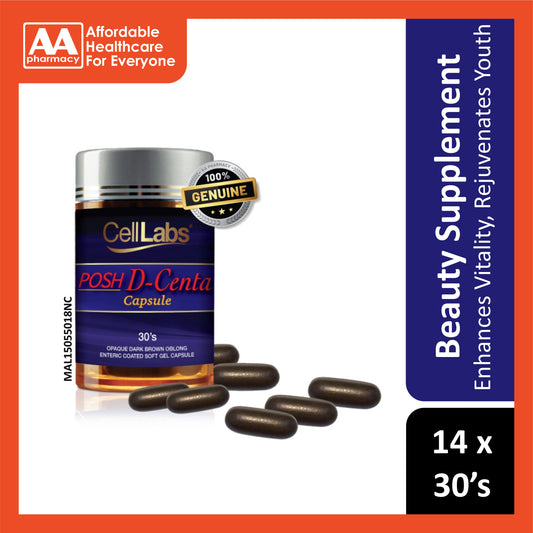 CellLabs Posh D-Centa Capsule 14x30's