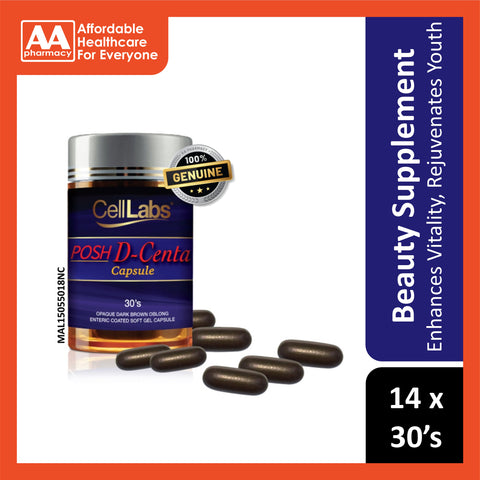 CellLabs Posh D-Centa Capsule 14x30's