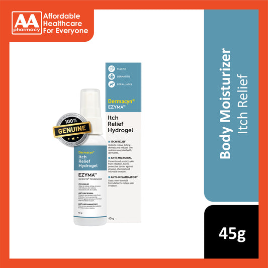 Dermacyn Ezyma Itch Relief Hydrogel Spray 45g