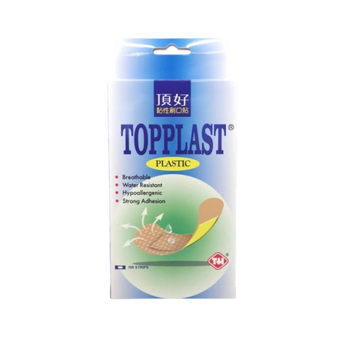 TopPlast Plastic Plaster Strip 100's
