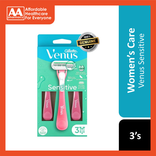 Gillette Venus Sensitive Disposable Razor 3's