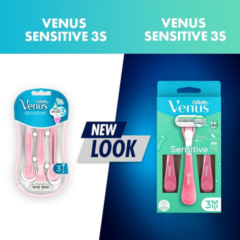 Gillette Venus Sensitive Disposable Razor 3's