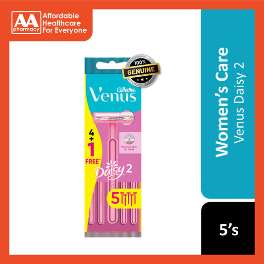Gillette Venus Daisy 2 Disposable Razor 4+1's