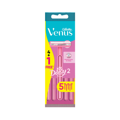Gillette Venus Daisy 2 Disposable Razor 4+1's