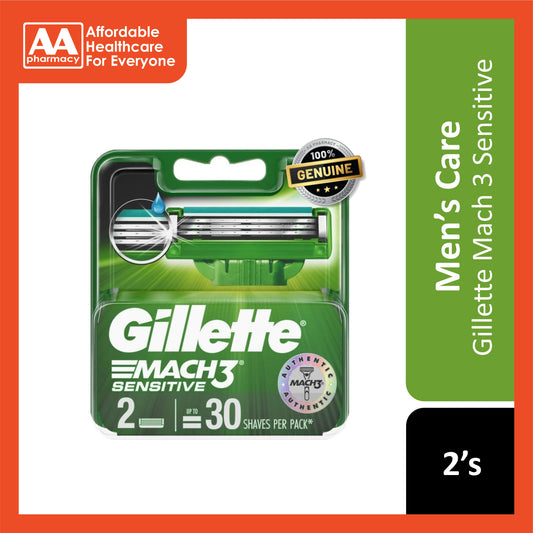 Gillette Mach 3 Sensitive Cartridge 2's