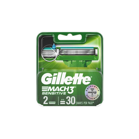 Gillette Mach 3 Sensitive Cartridge 2's
