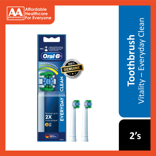 Oral-B Vitality Everyday Clean Replacement Brush Head 2's
