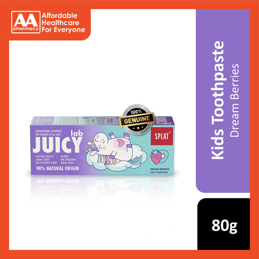 Splat Juicy Lab Dream Berries Kids Toothpaste (Kiwi-Strawberry) 80g