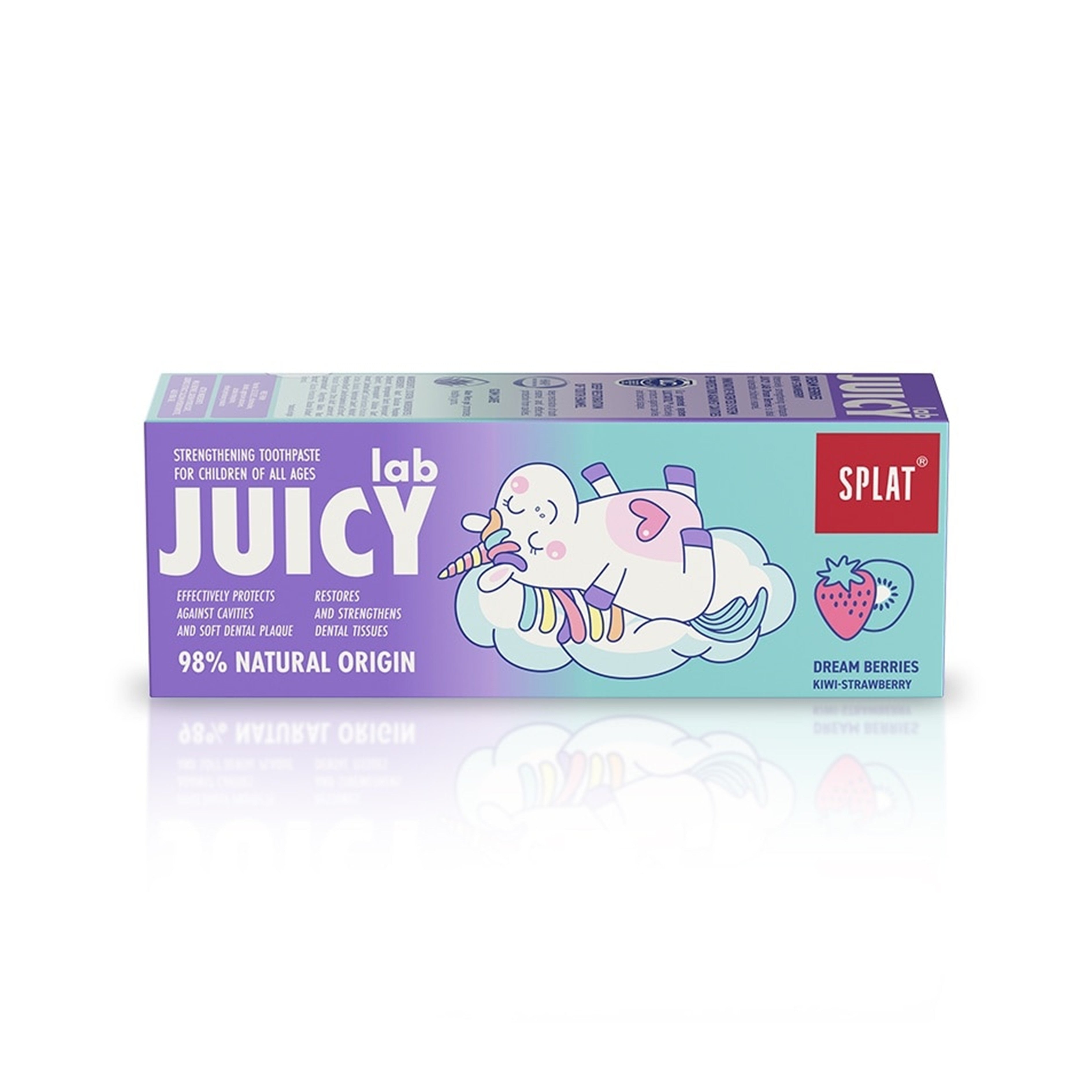Splat Juicy Lab Dream Berries Kids Toothpaste (Kiwi-Strawberry) 80g