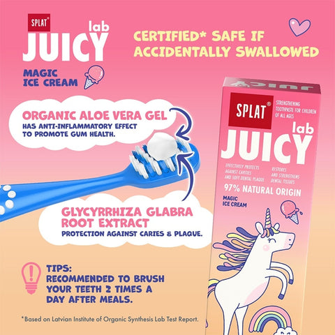 Splat Juicy Lab Magic Ice Cream Kids Toothpaste 80g