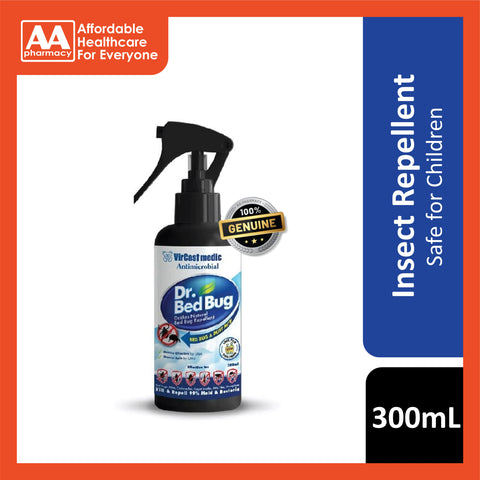VirCast Medic Antimicrobial Dr. Bed Bug Natural Bed Bug & Dust Mite Repellent Spray 300mL