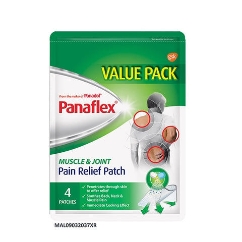 Panaflex Muscle & Joint Pain Relief Patch 4's (Value Pack)