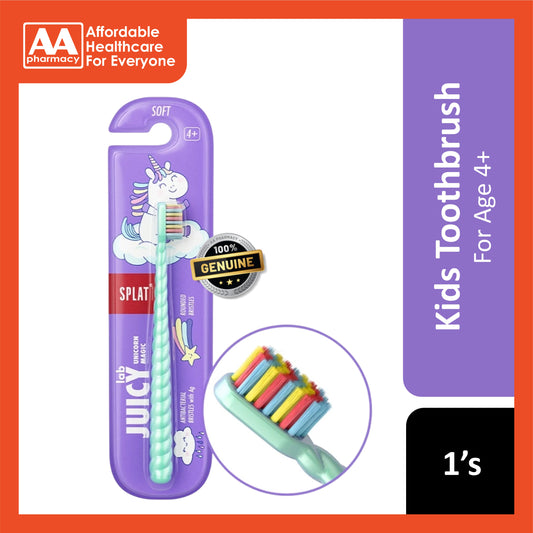 Splat Juicy Lab Unicorn Magic Kids Toothbrush with Silver Ions 1's
