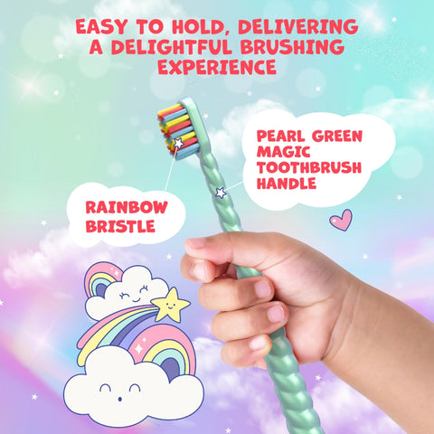 Splat Juicy Lab Unicorn Magic Kids Toothbrush with Silver Ions 1's