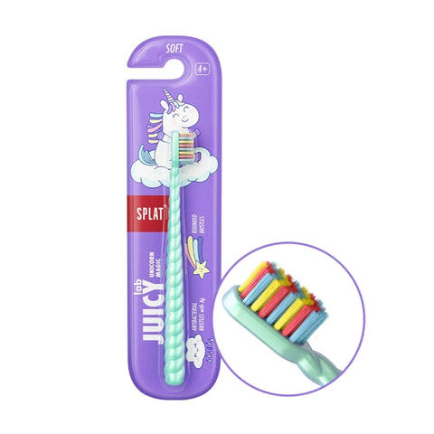 Splat Juicy Lab Unicorn Magic Kids Toothbrush with Silver Ions 1's