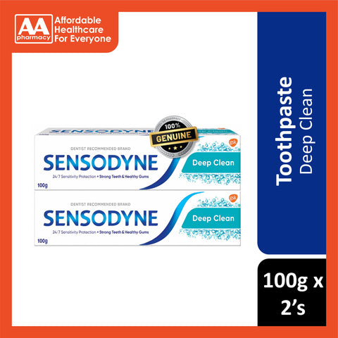 Sensodyne Toothpaste (Deep Clean) 100gx2's [Twinpack]