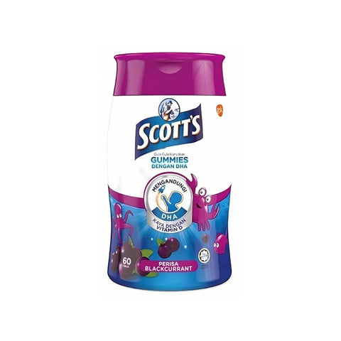 Scott's DHA Gummies (Blackcurrant Flavour) 60's