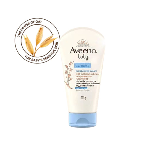 Aveeno Baby Dermexa Moisturizing Cream with Colloidal Oatmeal + Vitamin B5 (Fragrance-Free) 100g