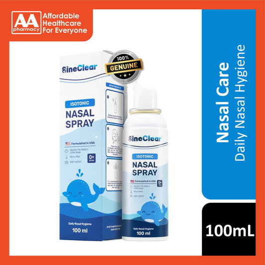 SineClear Isotonic Nasal Spray 100mL (For Babies 0+ Months)