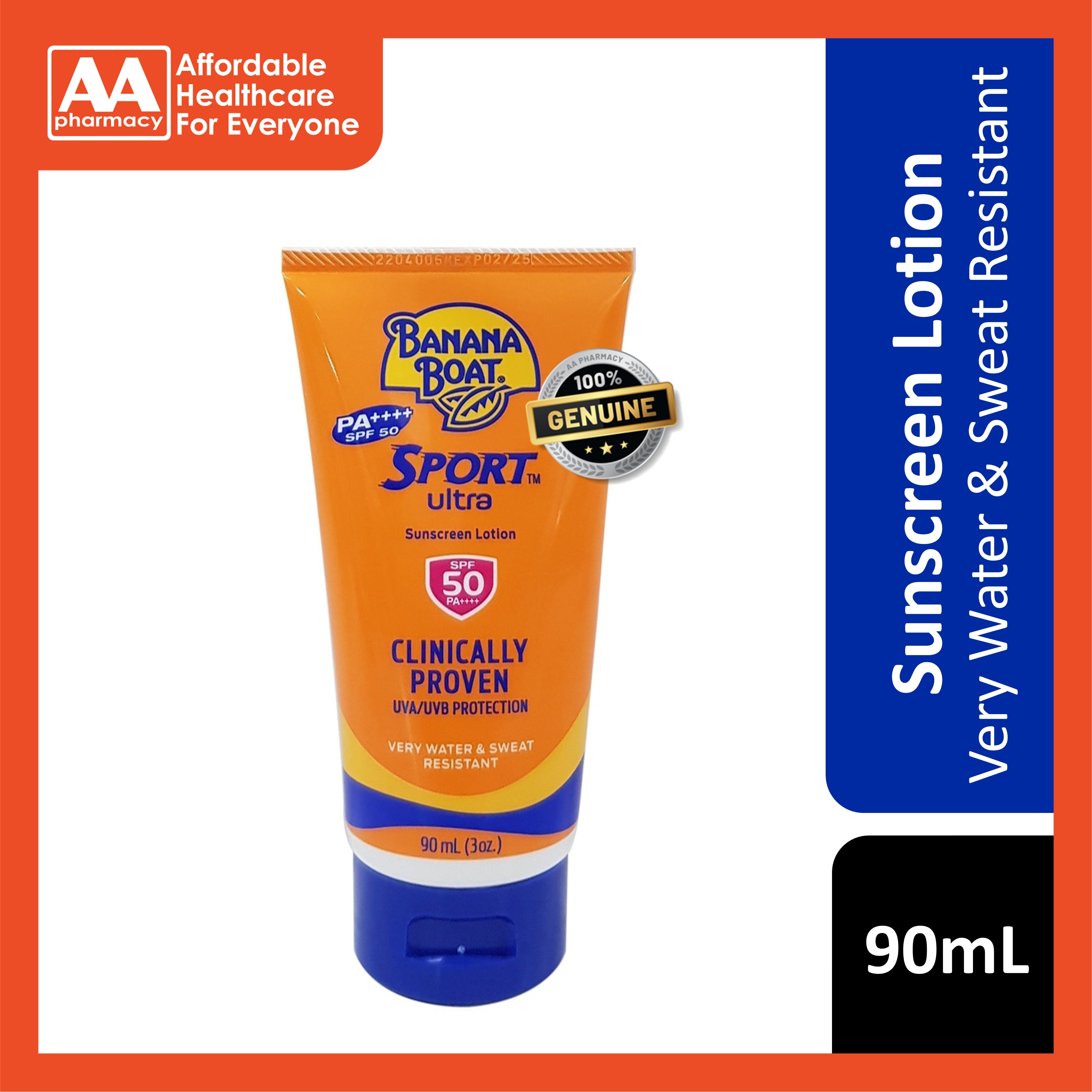 Banana Boat Sport Ultra Sunscreen Lotion SPF50 90mL