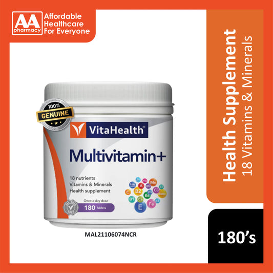 VitaHealth Multivitamin+ Tablet 180's