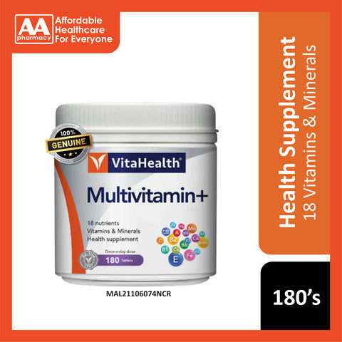 VitaHealth Multivitamin+ Tablet 180's