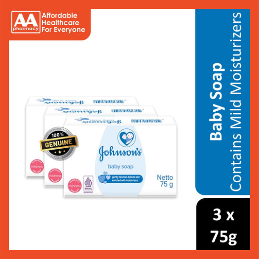 Johnson's Regular Baby Soap 3x75g