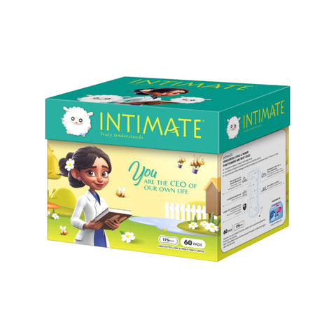 Intimate Pantyliners (Unscented Long and Wider, 175mm) 60's