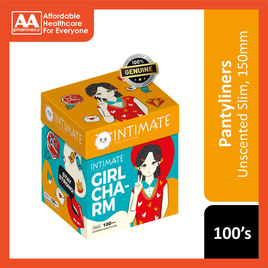 Intimate Pantyliners (Unscented DayLite Slim, 150mm) 100's