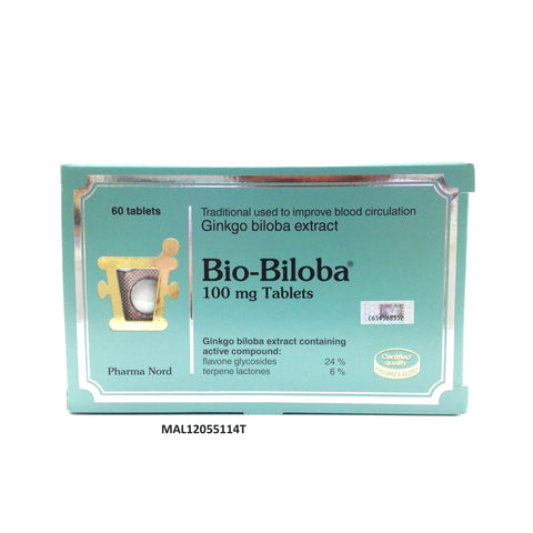 Pharma Nord Bio-Biloba (Ginkgo Biloba Extract) 100mg Tablet 60's