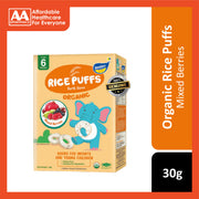 Tenten Organic Rice Puffs (Mixed Berries) 30g - For 6 Months+