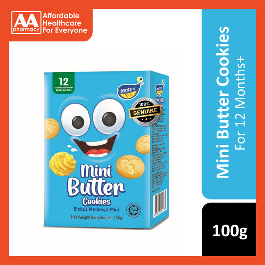 Tenten Mini Butter Cookies 100g - For 12 Months+