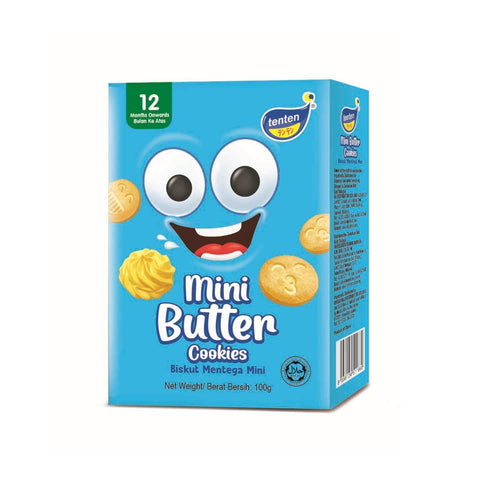 Tenten Mini Butter Cookies 100g - For 12 Months+
