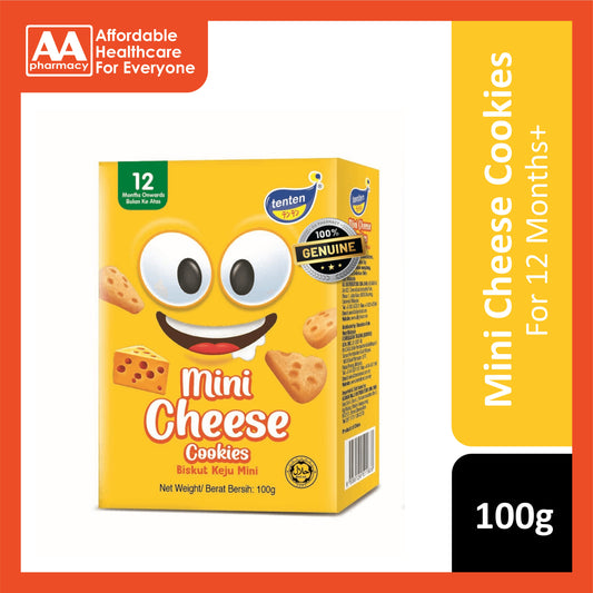 Tenten Mini Cheese Cookies 100g - For 12 Months+