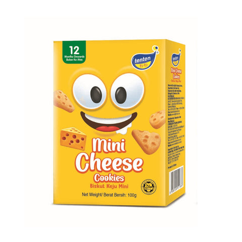 Tenten Mini Cheese Cookies 100g - For 12 Months+
