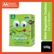 Tenten Mini Vegetable Cookies 100g - For 12 Months+