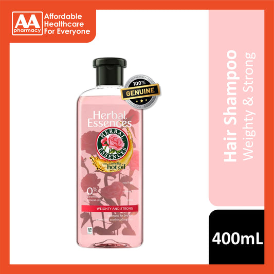 Herbal Essences (Rosehip and Jojoba - Weighty and Strong) Shampoo 400mL (With Camellia Hot Oil)