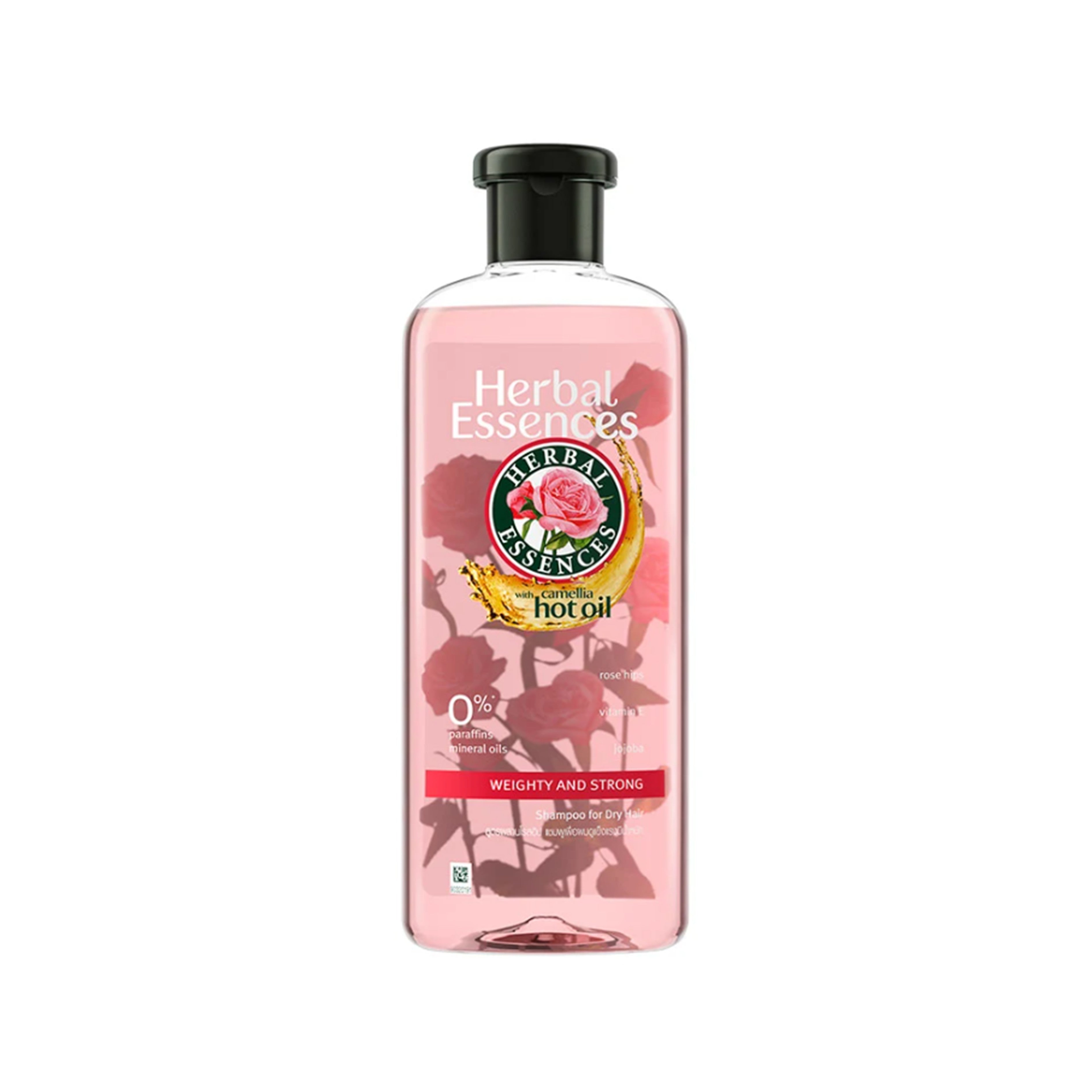 Herbal Essences (Rosehip and Jojoba - Weighty and Strong) Shampoo 400mL (With Camellia Hot Oil)