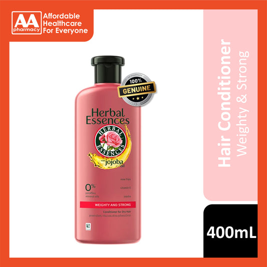Herbal Essences (Rosehip and Jojoba - Weighty and Strong) Conditioner 400mL (With Camellia Hot Oil)