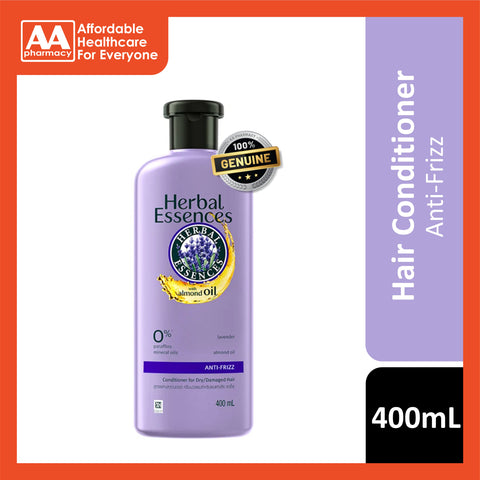 Herbal Essences (Lavender and Almond Oil - Anti-Frizz) Conditioner 400mL (With Almond Oil)